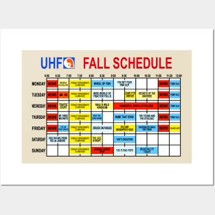 UHF Fall Schedule Posters and Art